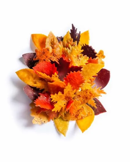 Plated dish at CORE by Clare Smyth, London, photographed by Food Story Media