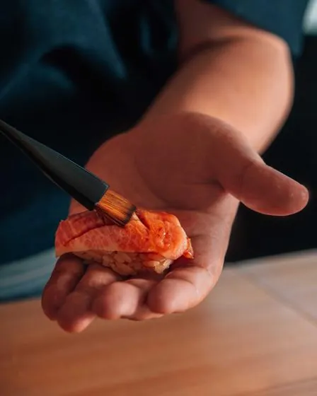 Omakase at Endo at the Rotunda, London, photographed by Food Story Media